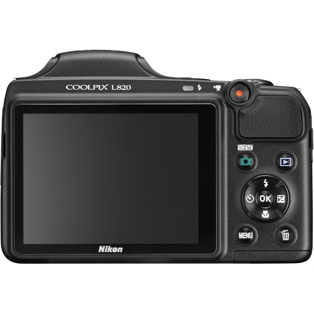 MR-μ820 デジタルカメラ μ820 Câmera Digital Nikon COOLPIX L820 - 16.05MP Zoom Óptico 30x Vídeo