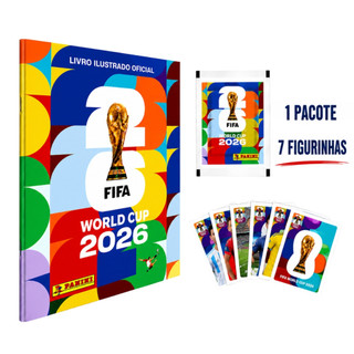 Álbum Oficial Copa Do Mundo 2026 Brochura + Figurinhas FIFA Original Futebol Colecionáveis — foto 2 — Achou Levou Brasil