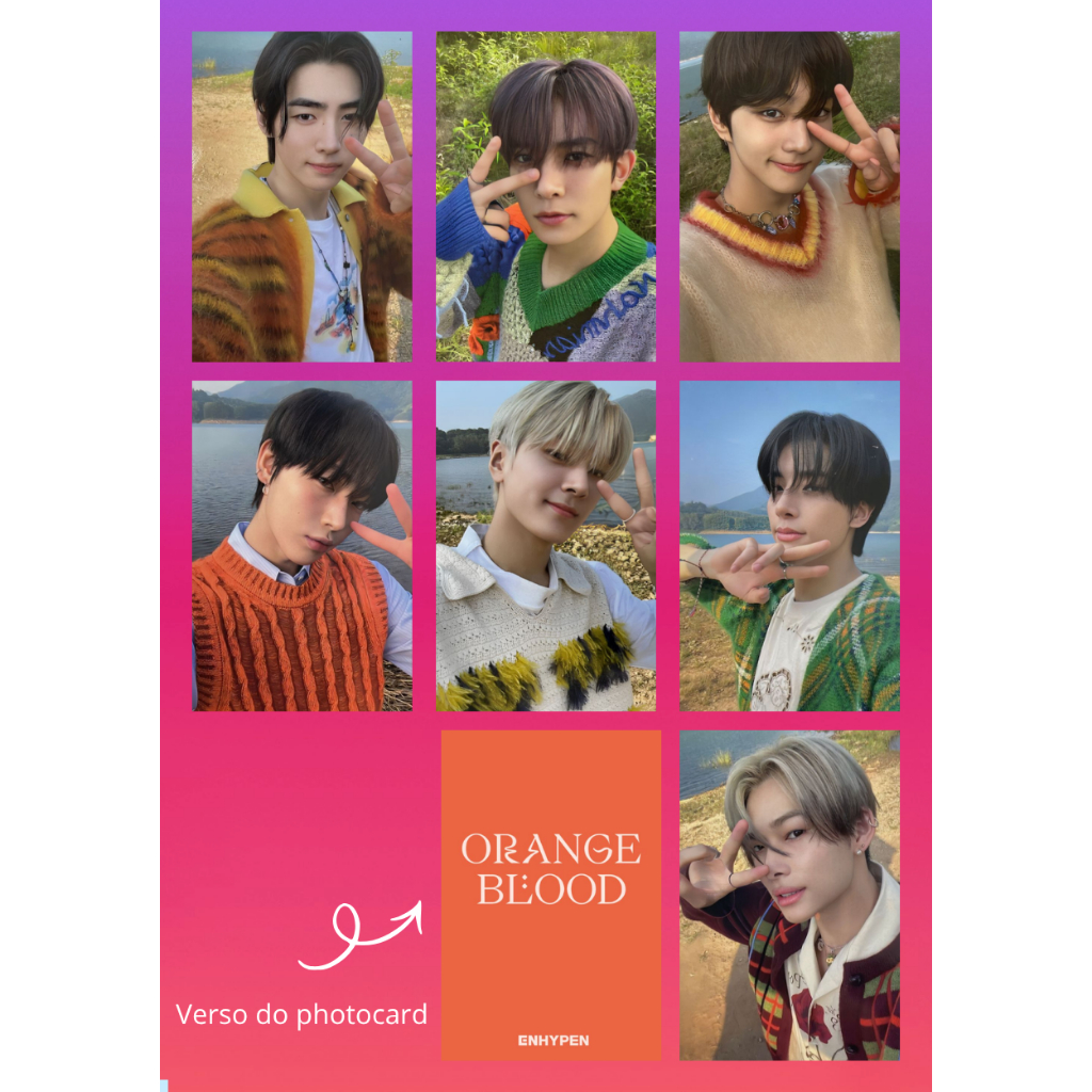 ENHYPEN - ORANGE BLOOD (Weverse Albums Ver.) em Promoção na Shopee