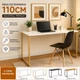 Escrivaninha Industrial 110cm Mesa Estudo Aparador Pés Aço