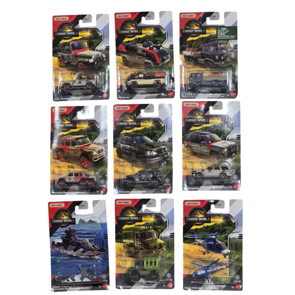 matchbox pacote 9 carros multicolorido conjunto colecionavel