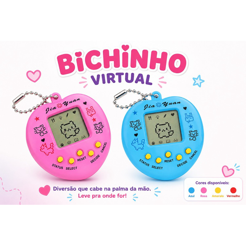 わん茶 コンパクト Bichinho Virtual Bitzee Roxo em Promoção na Shopee Brasil 2026