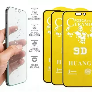 kit 5pcs kit 3pcs pelicula de Cerâmica fosca 9D para iphone 18 17 11 12 13 14 15 16 promax