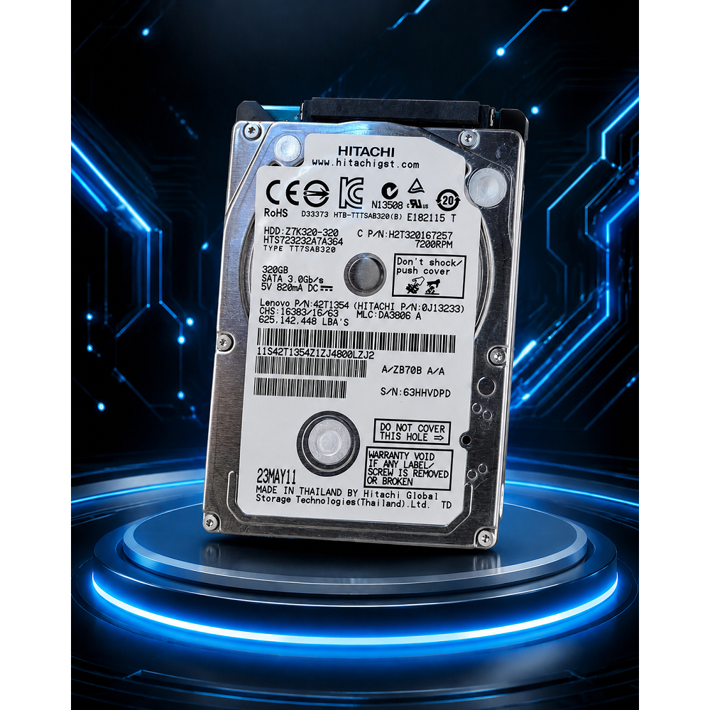Hd Notebook 320gb 2,5 Sata Hitachi Z7K320-320 7200RPM | Shopee Brasil