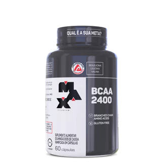 Aminoácido Bcaa 2400mg - 60 Cápsulas - Max Titanium