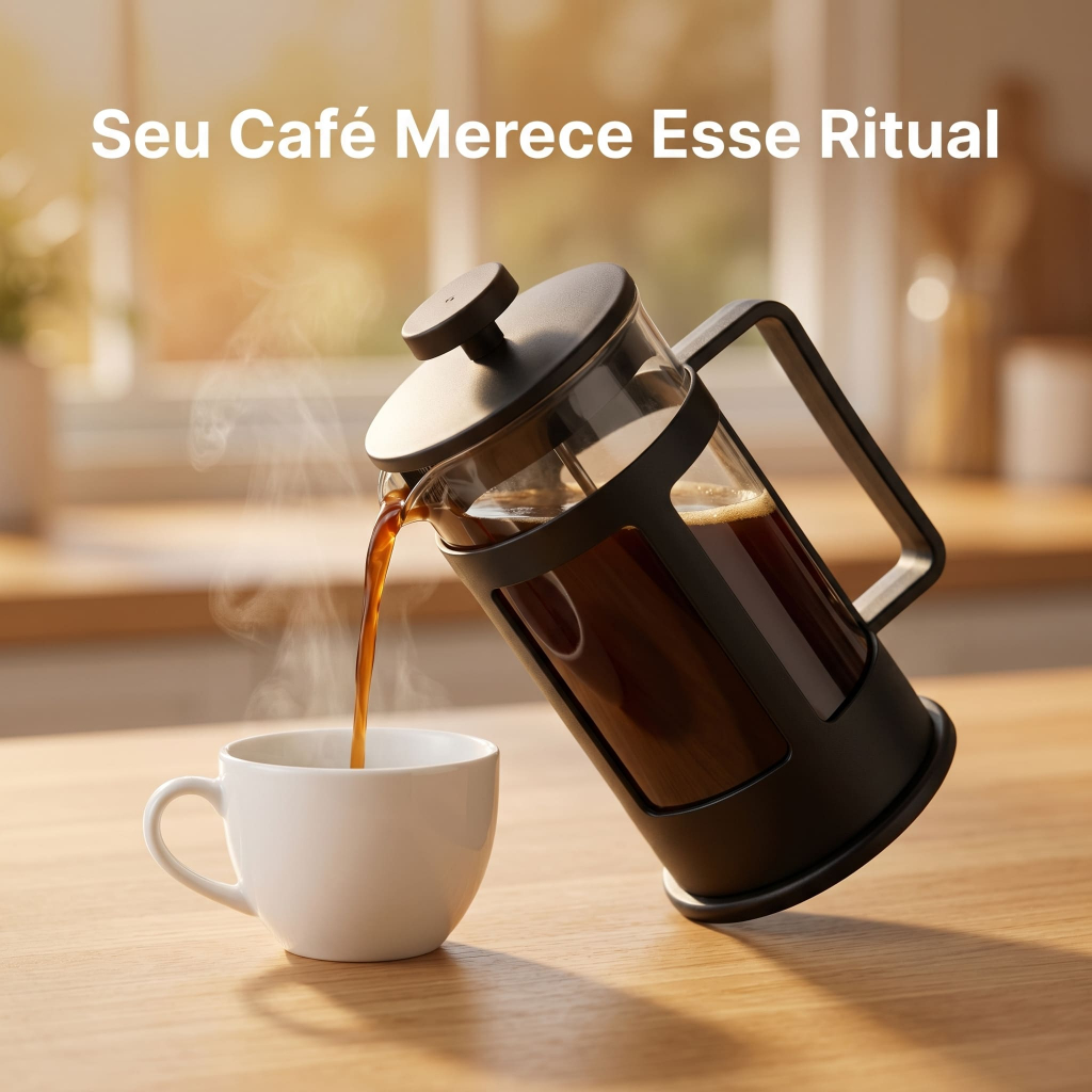Imagem do produto Cafeteira Prensa Francesa 600ML 350ML Vidro Preto Premium Café Chá Leite Cremeira ENVIO IMEDIATO 3