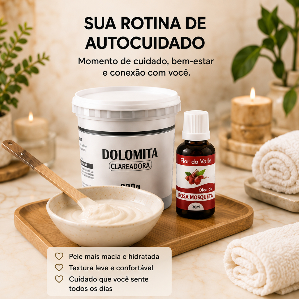 Dolomita clareadora 200 g com óleo de rosa mosqueta — foto 6