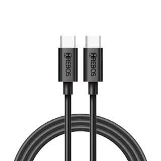 Cabo Turbo Tipo C Para Tipo C 60W Hrebos Original 1m Power Delivery Para Celular Notebook Macbook iPad CB-328C