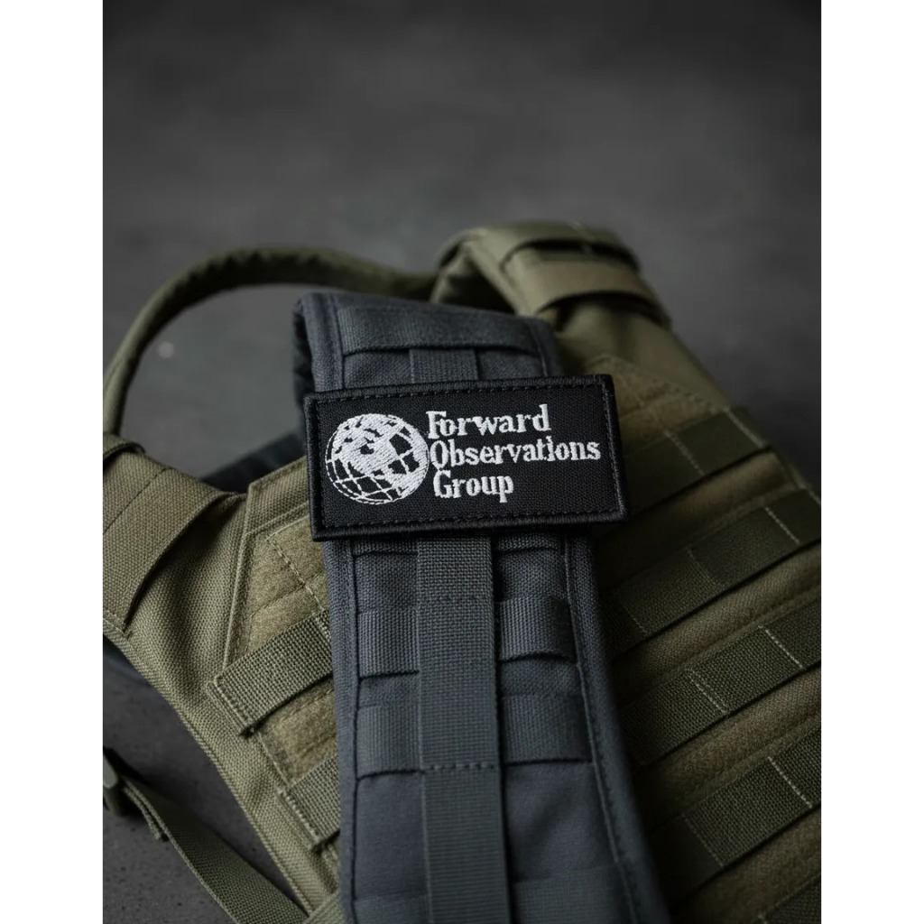 【Forward Observations Group 】 Patch Emblema Forward Observations Group FOG Bordado com Velcro