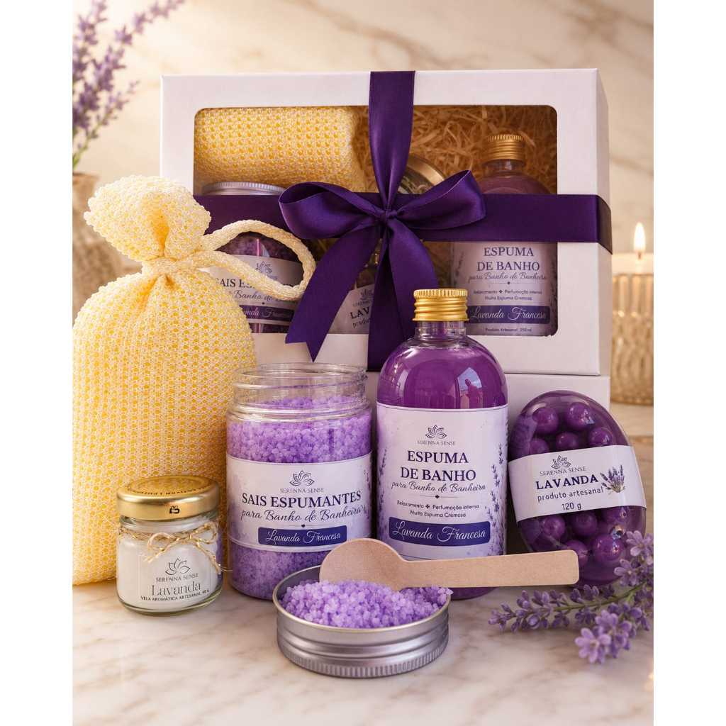 KIT SPA - Espuma de Banho 250ml + Sais Espumantes 200gr + Sabonete