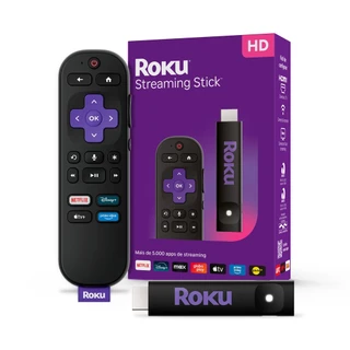 TV Box Roku Streaming Stick Aparelho que Transforma TV em Smart Conversor Smart TVs Original