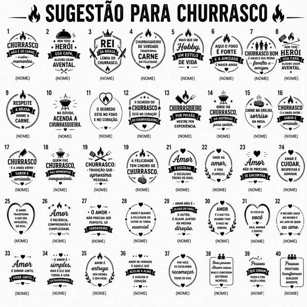Kit Churrasco 9 peças Personalizado Estojo Tábua Faca Garfo Nome Time Logo