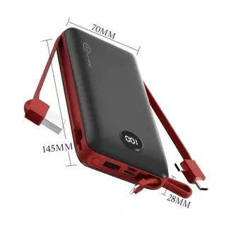 Power Bank Carregador Portátil 20.000mAh Digital compatível com iPhone e Samsung