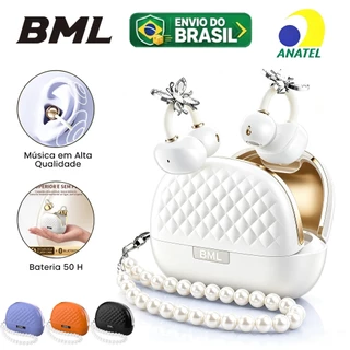 BML E80PRO Fones De Ouvido Sem Fio Toque DE Impressão ENC Cancelamento De Ruído 50h-Bateria HIFI Qualidade Headset Gamer