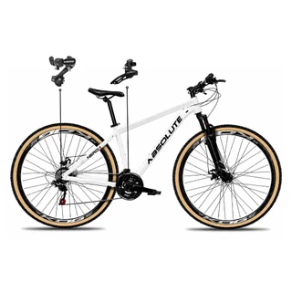 Bicicleta Aro 29 Absolute Nero 6 Câmbios Shimano 24v LANÇAMENTO Freio a Disco Mountain Bike Alumínio Suspensão