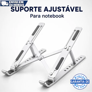 Laptop Suporte Base Notebook Tablet Alumínio Dobrável Portátil