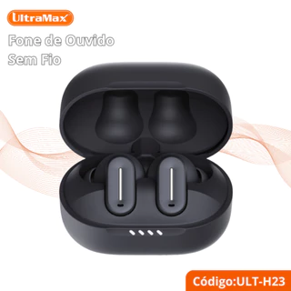 Fone de Ouvido Sem Fio UltraMax ULT-H23 Bluetooth 5.3 com Alça de Transporte e Microfone HD