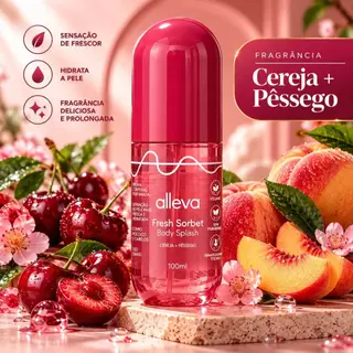 Body splash alleva fresh sorbet 100ml fragrância frutada