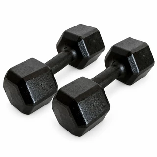 Halter Sextavado Pintado 1 a 5 Kg Unidade Treino em Casa Musculação Academia Supino Funcional Fit