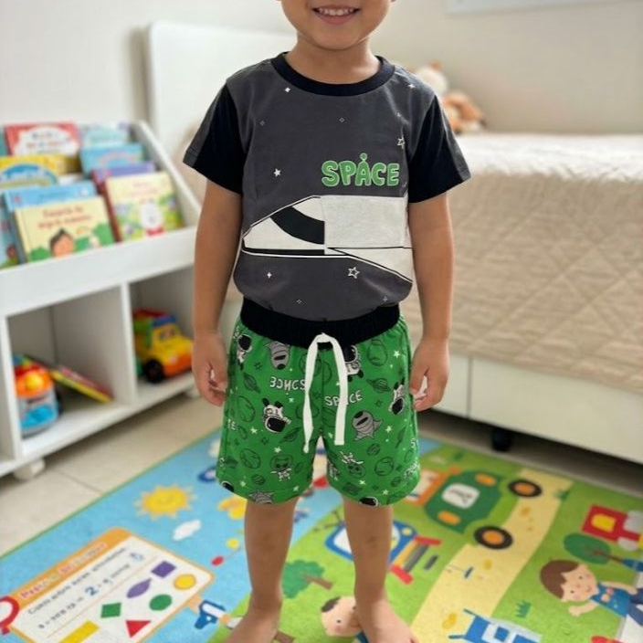 Conjunto Infantil Interativo Menino Space | Shopee Brasil