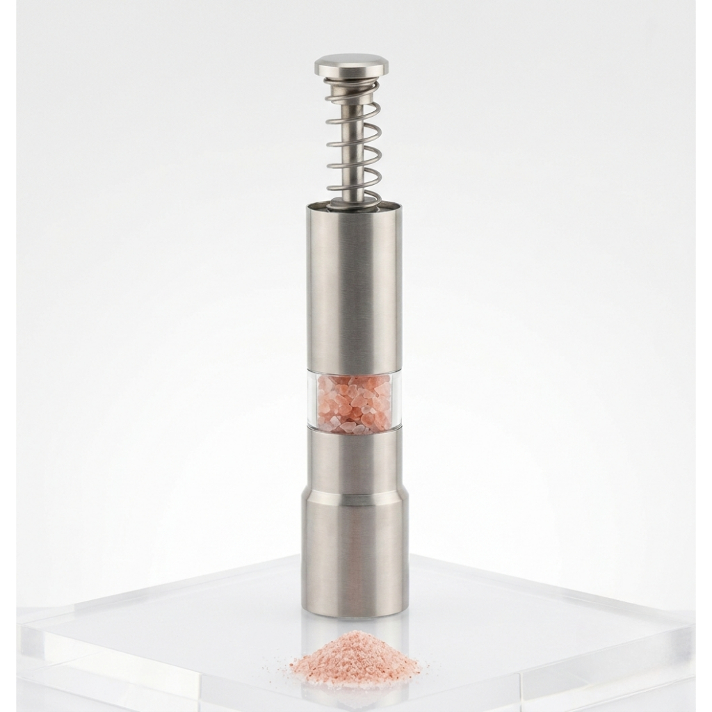 Moedor de Pimenta e Sal Prático Elegante Aço Inox Qualidade 