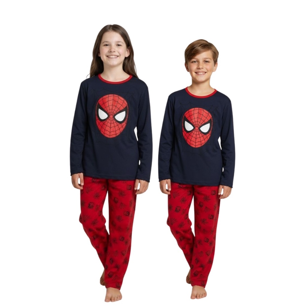Pijama Infantil Menina ou Menino Estampado Longo de Frio Roupa de Dormir Unissex Inverno em Oferta na Shopee