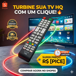 Controle Remoto Para Tv HQ Smart HQS32NKH