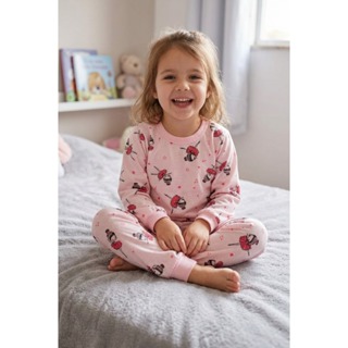 Pijama Manga Longa Infantil 100% Algodão em Oferta na Shopee