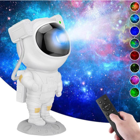 Astronauta Luminária Projetor De Luz Estrela Galáxia Nebulosa — foto 1 — Achou Levou Brasil