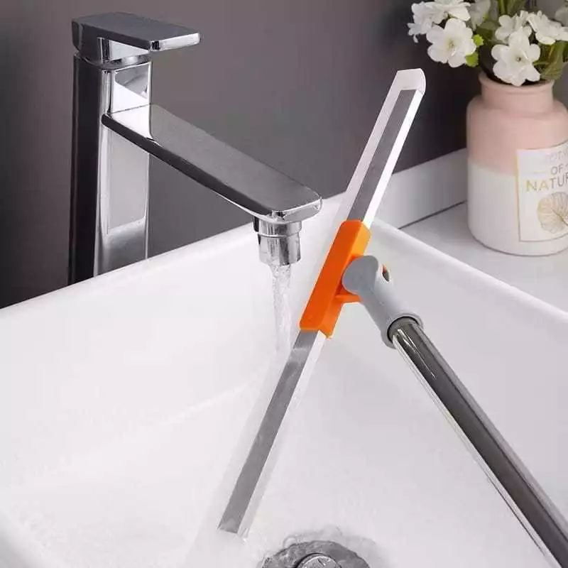 Rodo Limpador De Silicone Mágico multi-Funcional Varredor De Vidros Molhado E Seco De Uso Duplo/Vassoura - Imagem 4