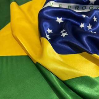 Tecido Cetim Bandeira do Brasil 1x1,50m Copa do Mundo Verde Amarelo Brilho Festa Decoração Uniforme em Oferta na Shopee