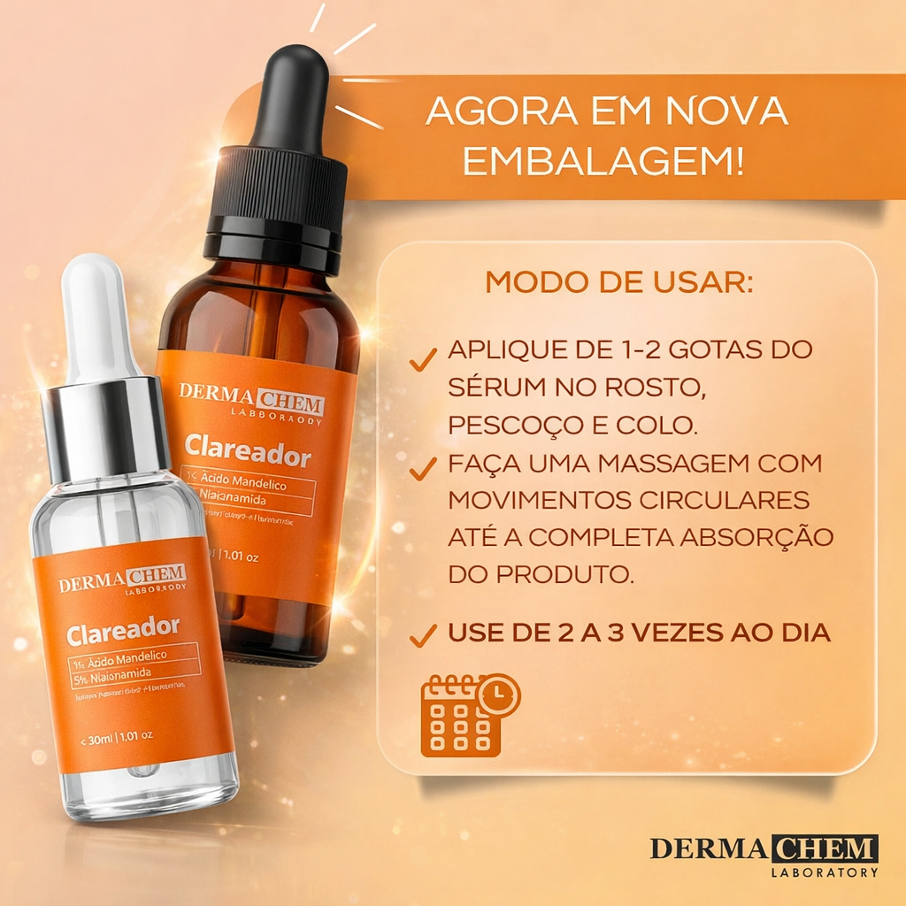 Kit Skincare Vitamina C: Sabonete Facial + Sérum Facial Uniformiza