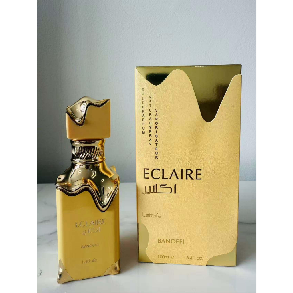 Perfume Eclaire/Banoffi/Pistache 100ml Lattafa Feminino Importado