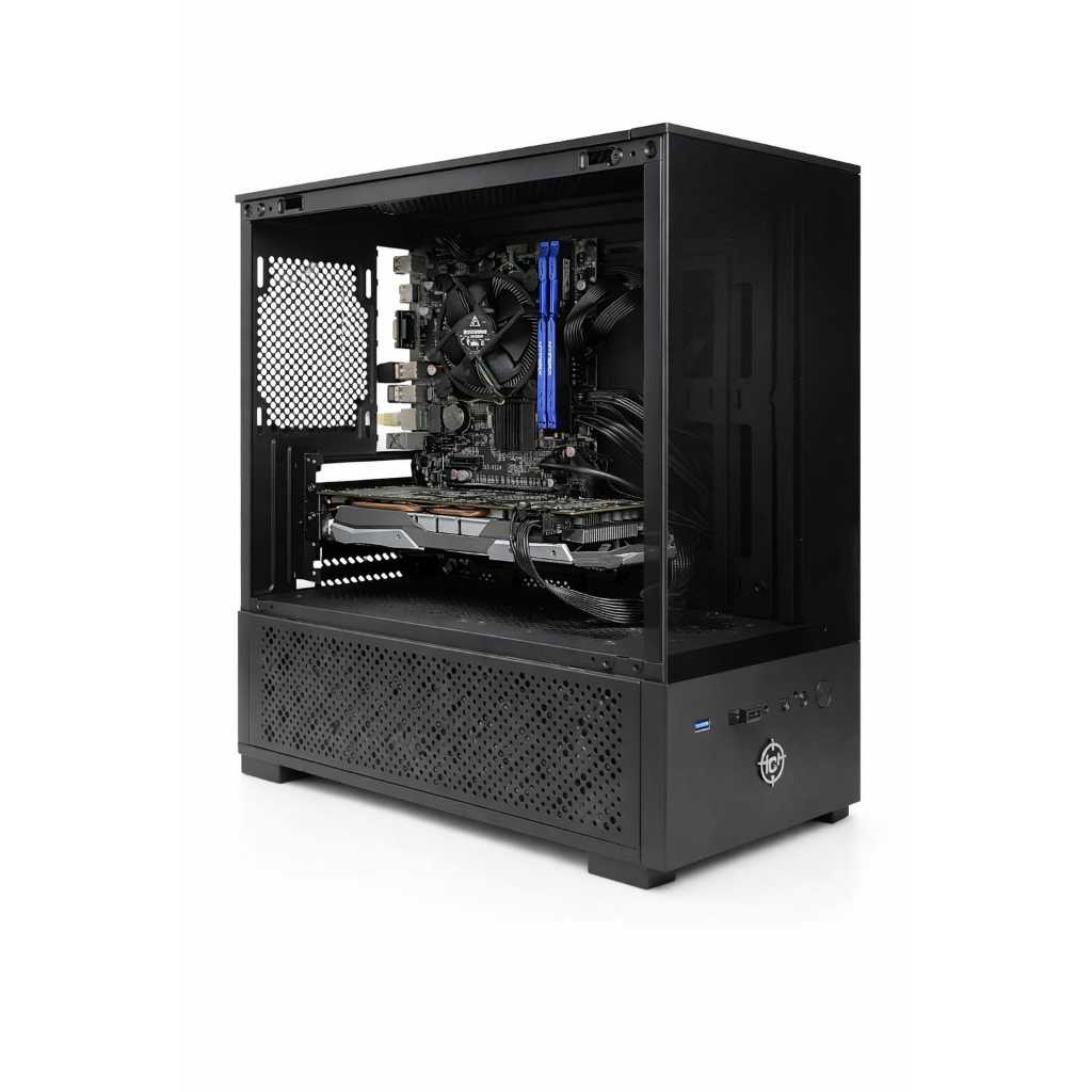 PC GAMER COMPLETO KIT XEON + RX 590 8GB + 16GB RAM + 500GB HD