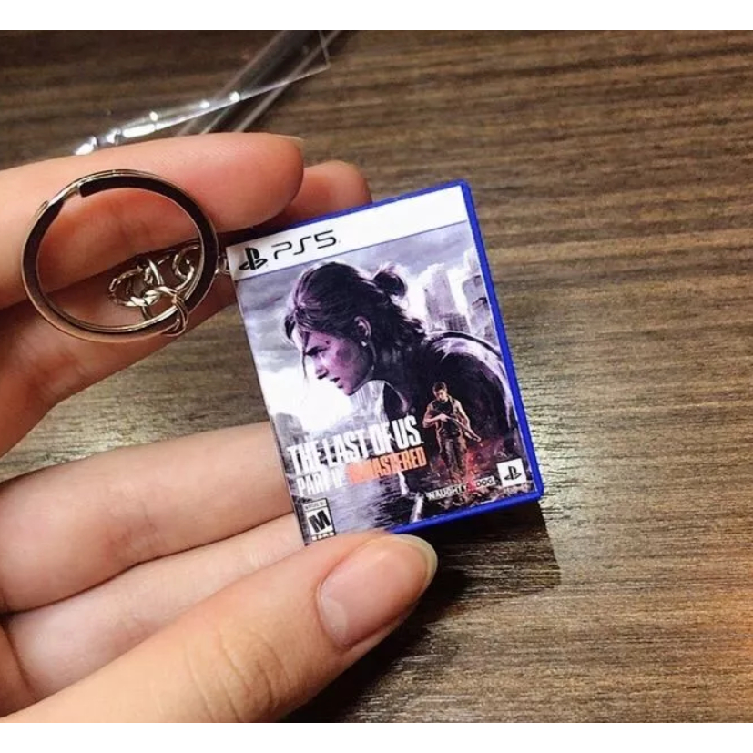 Chaveiro Mini Capinha de Jogo Playstation PS2 PS4 PS5 Capa Game Gamer Console — imagem 5