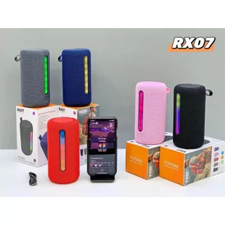 Caixa de Som Bluetooth RGB RX07 **CORES SORTIDAS**