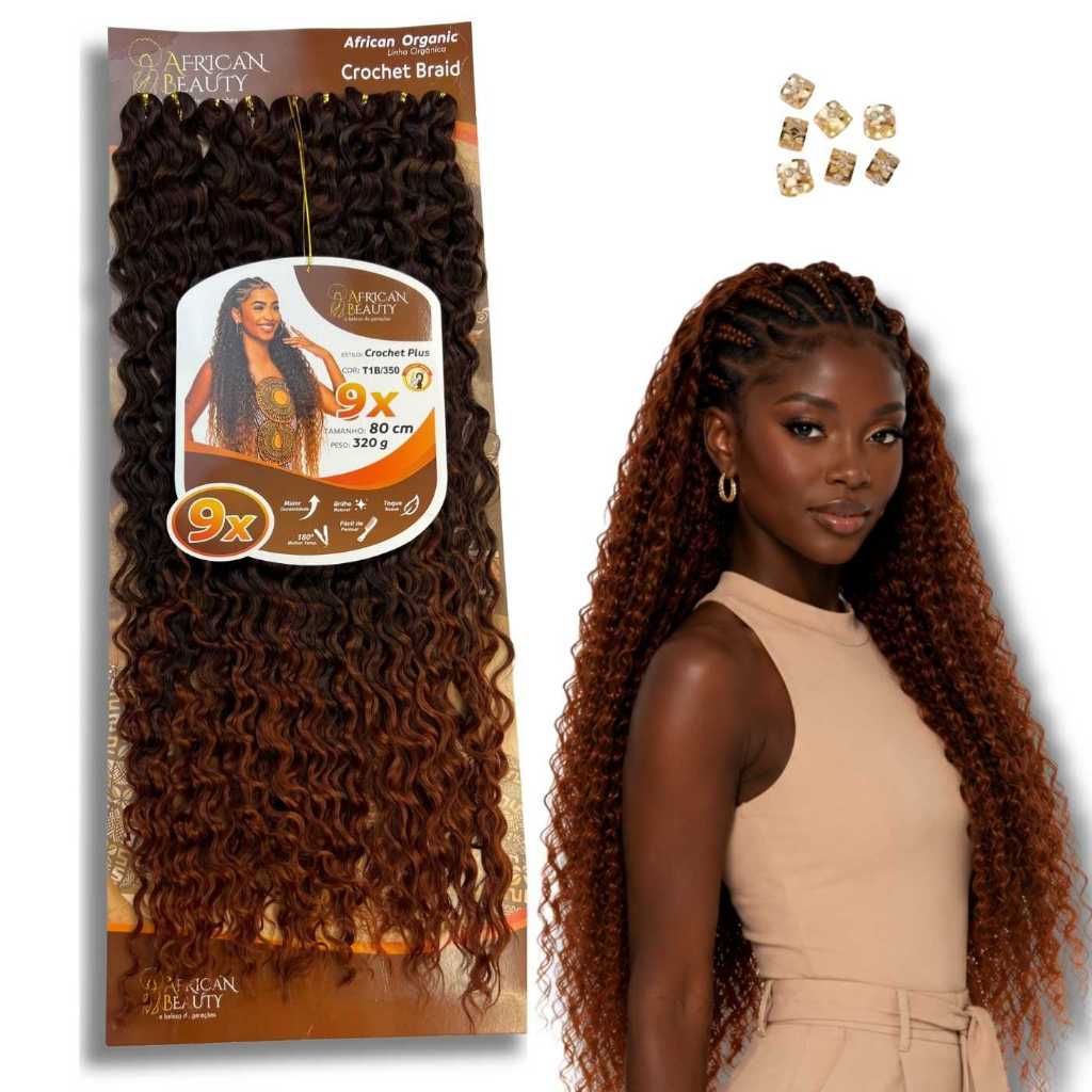 Cabelo Crochet Plus 80cm 320g African Beauty | Shopee Brasil