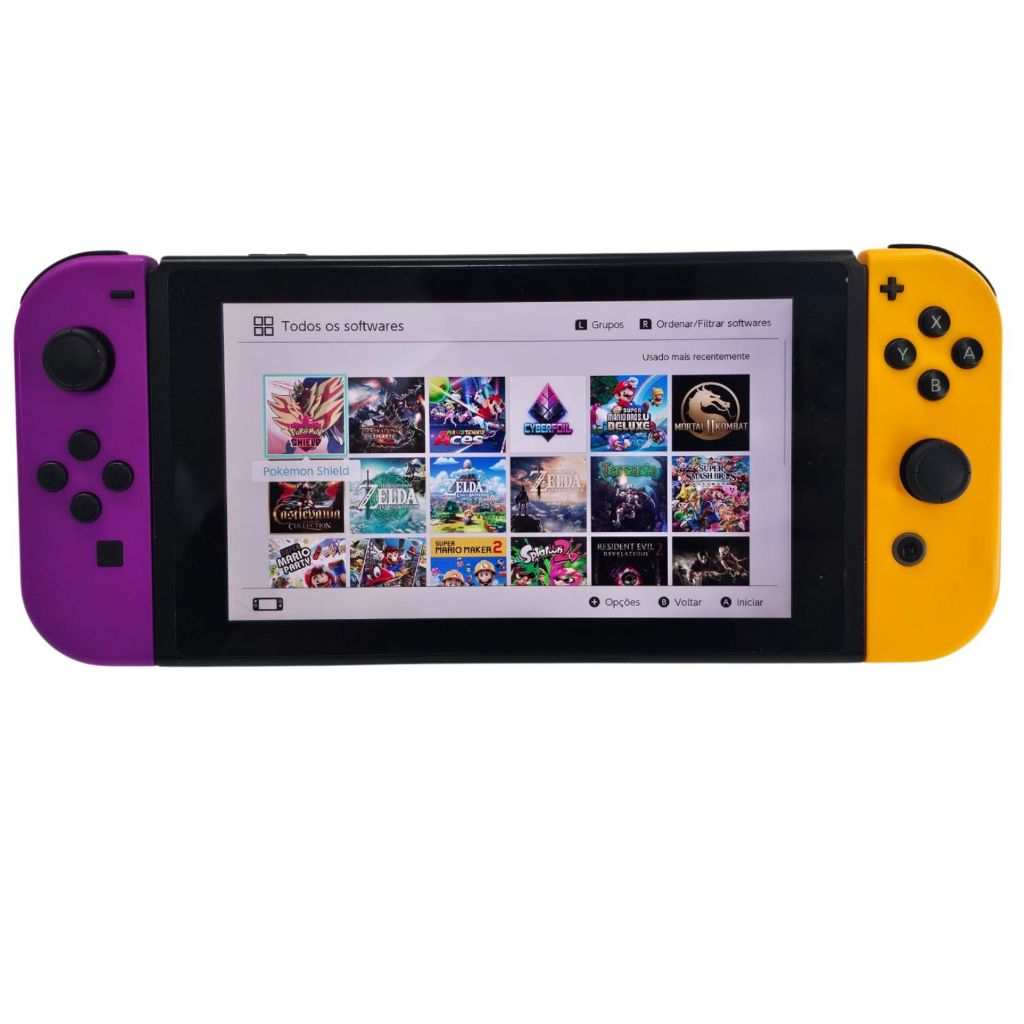 USADO: Nintendo Switch V1 ou V2 32GB Desbloqueado mais Cartão De
