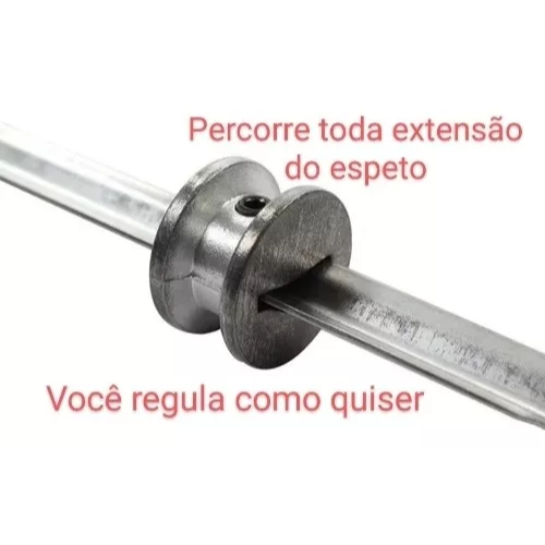 Roldana Para Espeto De Churrasqueira Rotativa - Kit 5 Unidades