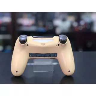 Kit Controle PS4 Original Sony DualShock 4 Dourado Seminovo Revisado + Cabo V8 + Garantia