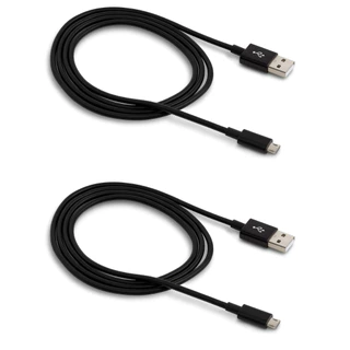 Kit 2x Cabos Carregador Usb V8 para Controle Ps4 2 Metros