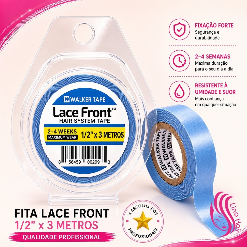 Fita Adesiva Walker Tape 3m x 1,27cm – Fixação Forte à Prova D