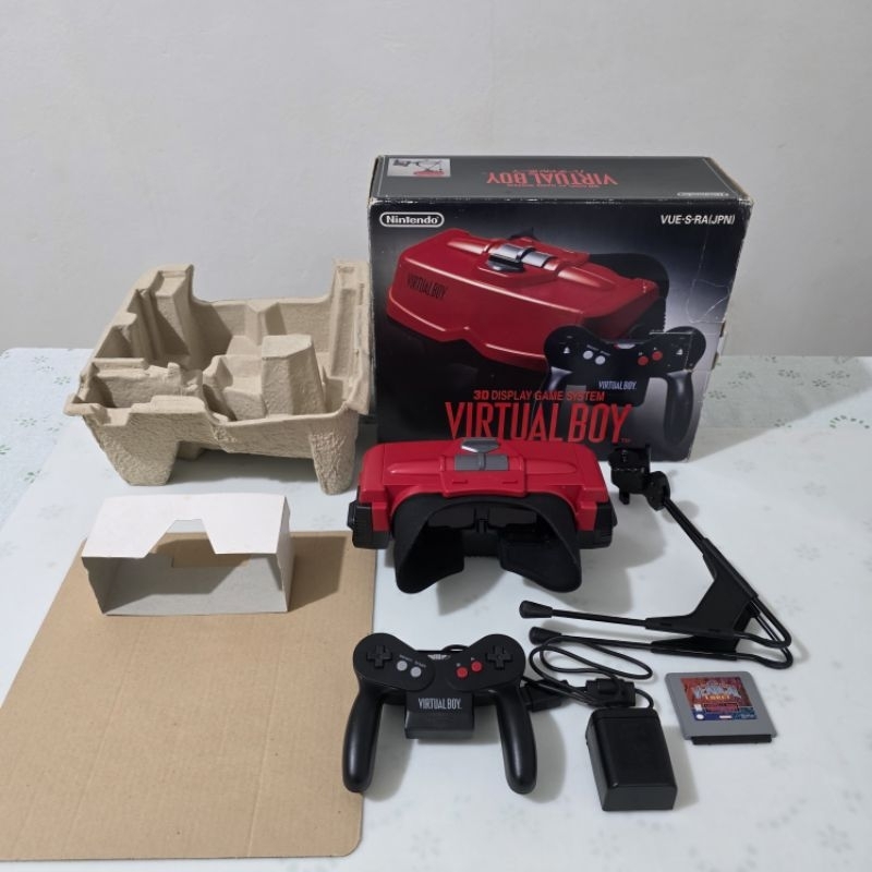 Game Virtual Boy Nintendo Completo Na Caixa + 1 Jogo Original