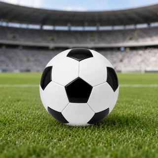 Bola De Futebol Clássica Branco Preto Tamanho 5/ campo/ jogo