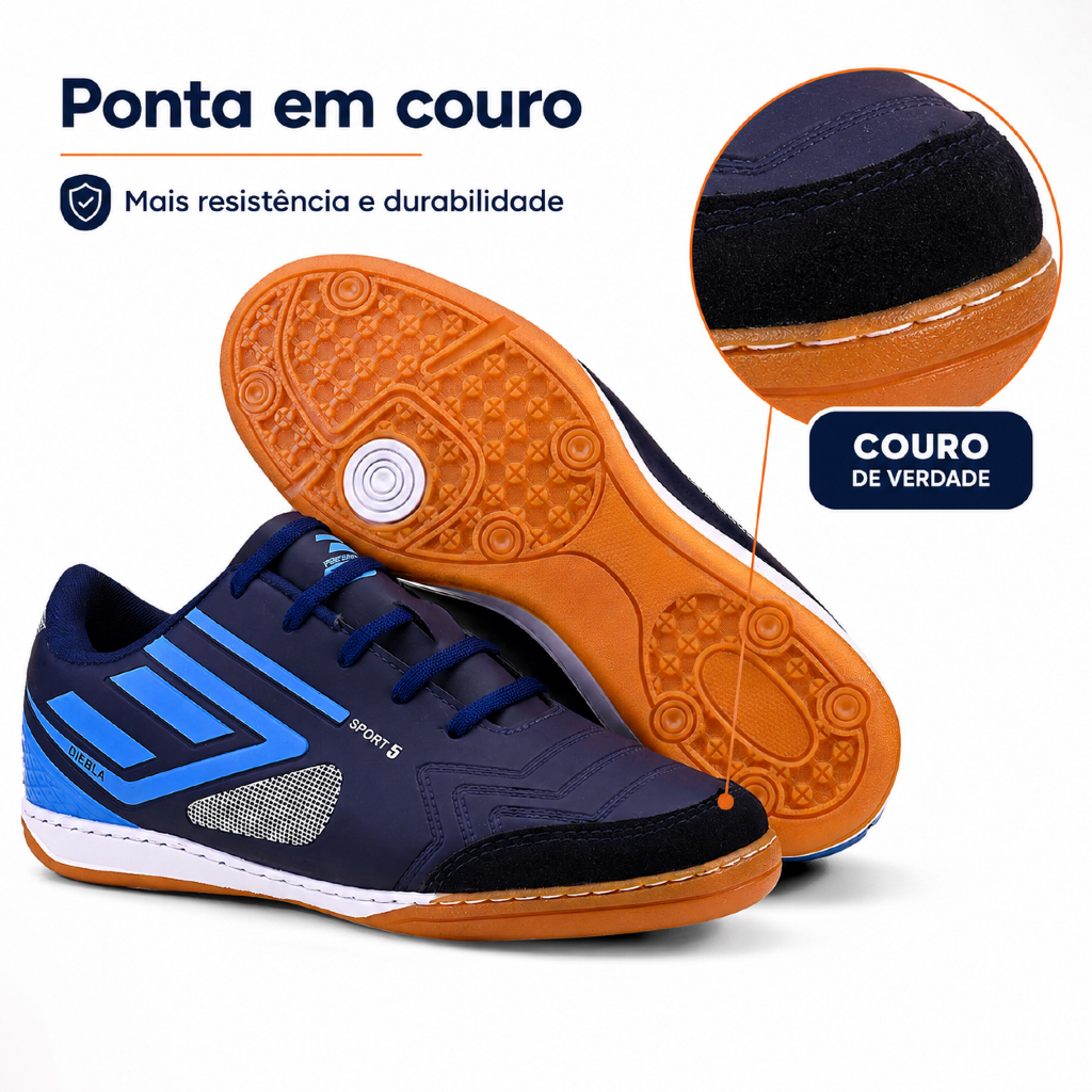 2 Pares Chuteira Salão Futsal Palmilha Gel Futebol Quadra