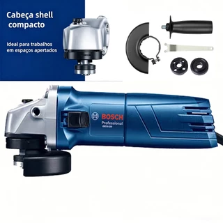 Esmerilhadeira Angular 115mm 1000W Bosch Lixadeira Angular Motor de Cobre 11000RPM Bivolt 220V /127V
