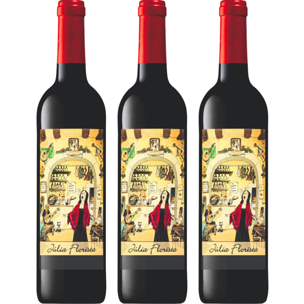 Kit 3x Vinho Português Tinto Julia Florista 750ml