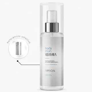 BODY SPLASH MASCULINO MIDTOWN 200ML - PRIMACIAL PERFUME FRESCO AMADEIRADO