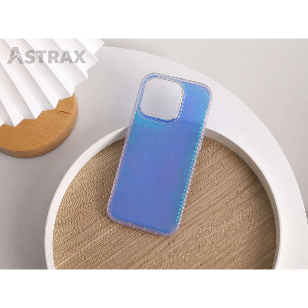 Capa Protetora Transparente com Gradiente Brilhante para iPhone11/12 13 ...
