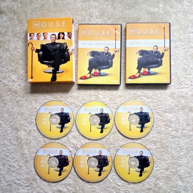 Dr.HOUSE シーズン1〜3 DVD BOXセット［未開封］ Box Dvd série Dr. House - 1, 2, 3, 4, 5, 6, 7 Temporadas Completas